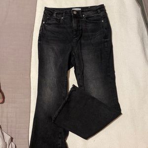 LOFT high waste flare jeans